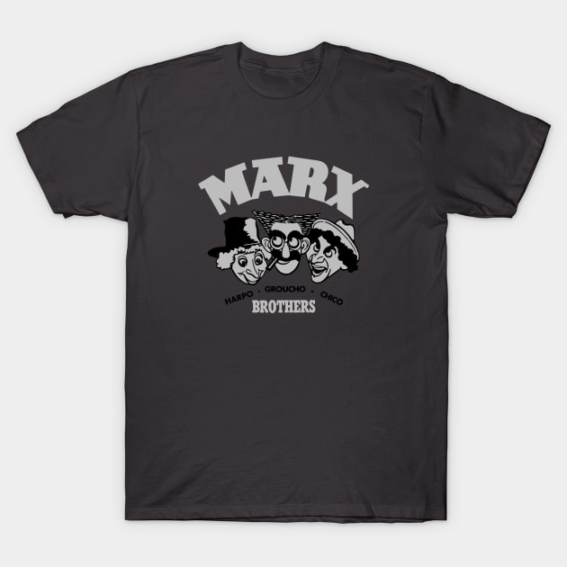 Mod.3 Groucho Chico Harpo Marx Brothers T-Shirt by parashop